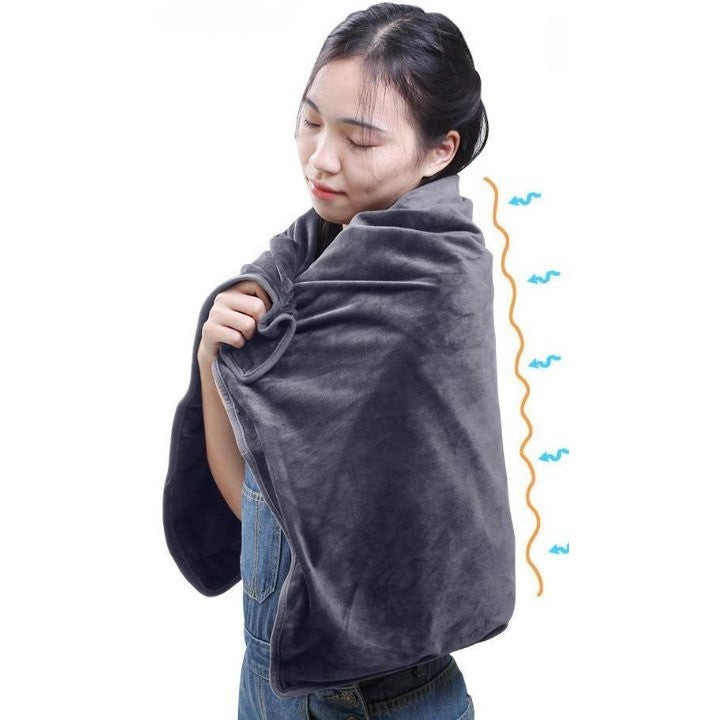 Șal încălzit cu USB, 100 × 70 cm