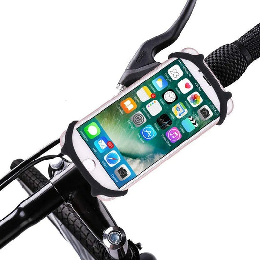 Suport Telefon Pentru Bicicleta, Motocicleta, Trotineta, Din Silicon 4 7 Inch, Negru